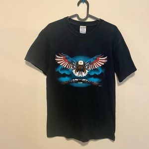 American Eagle Flag Wing T Shirt